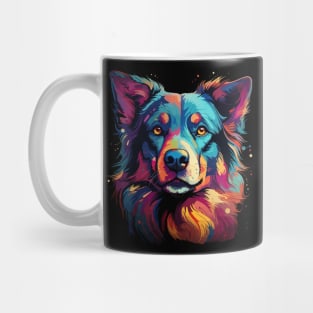 Alaskan Husky Rainbow Mug